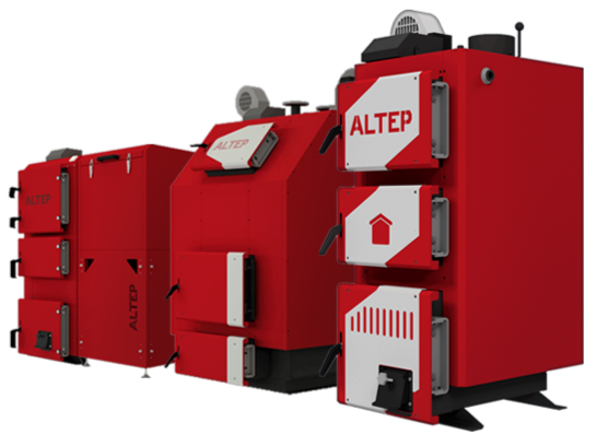 Котел твердотопливный длительного горения ALTEP Praktik 25 кВт с автоматикой Котлы водогрейные