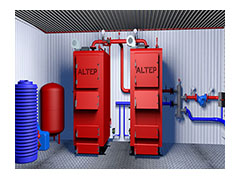 Rumah boiler blok-modular ALTEP